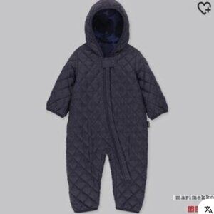 ❄️💙 Baby Unisex Quilted Navy Bunting – 3–6M 💙❄️